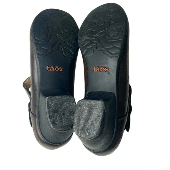 Taos Samba 2 Mary Janes Brown Size 8/39 - Picture 7 of 9
